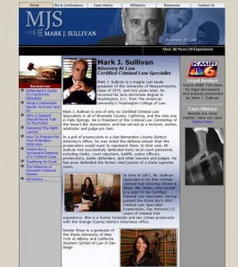 Mark J. Sullivan Website Redesign by SimcoMedia