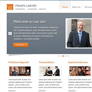 WordPress Law Firm Template