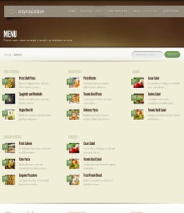 Wordpress Restaurant Theme and Custom Designs