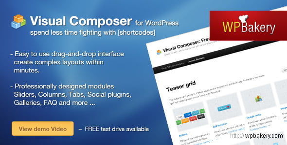 Try Visual Composer For WordPress