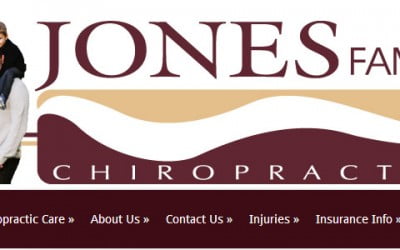 Jones Family Chiropractic Custom Website Design by SimcoMedia