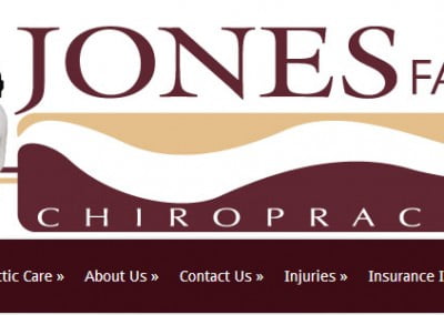 Jones Family Chiropractic Custom Design