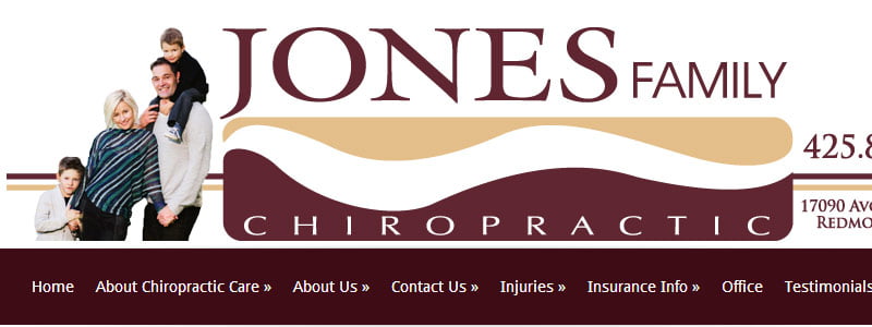 Jones Family Chiropractic Redesign`